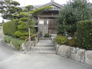 日本家屋のアプローチ